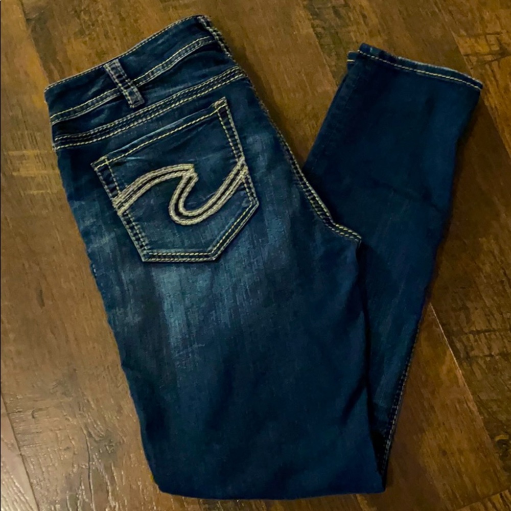 Silver Suki Jeans